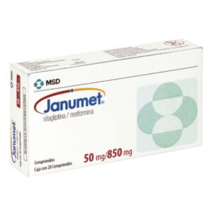JANUMET T 28 50MG 850MG SITAGLIPTINA METFORMINA GPO IV