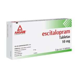 GI ESCITALOPRAM 10MG 14TAB AMSA