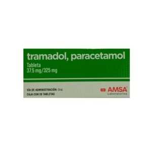 GI TRAMADOL PARACETAMOL 37 5MG 325MG C 20TAB AMSA