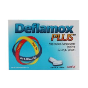 DEFLAMOX P T 16 NAPROXENO PARACETAMOL GPO VI