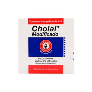 CHOLAL MOD A 10 5ML SPTO ALIM VITAMINA B12 Y MINERALES SUPLEMENTO ALIMENTICIO GPO VI