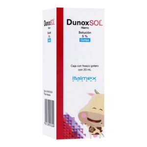 DUNOXSOL 5 HIERRO FCO GOT 20ML N HIERRO GPO IV