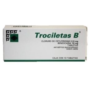 TROCILETAS B LIMON 10TAB