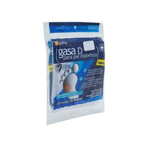 GASA GALIA PIE DIABE 10X10CM C/10N