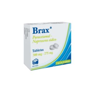 GI BRAX 300MG 275MG C 10TAB PARACETAMOL NAPROXENO BIOMEP