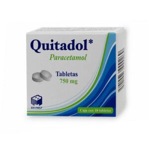 GI QUITADOL 10TAB 750MG PARACETAMOL