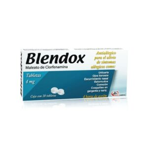 GI BLENDOX 4 MG C 20TABS MALEATO DE CLORFENAMINA DEGORTS