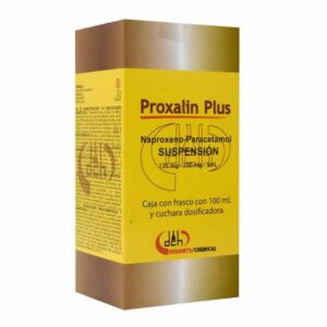GI PROXALIN PLUS SUSP 125MG 100MG C 100ML NAPROXENO PARACETAMOL DEGORTS