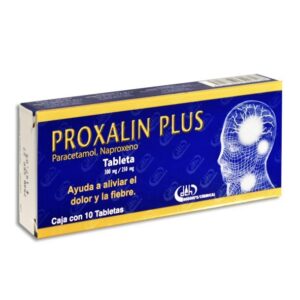 GI PROXALIN PLUS C 10TAB 300MG 250MG PARACETAMOL NAPROXENO DEGORTS