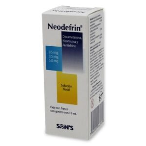 GI NEODEFRIN SOL NASAL 0 5MG 3 5MG 5 0MG C 15ML DEXAMETASONA NEOMICINA FENILEFRINA