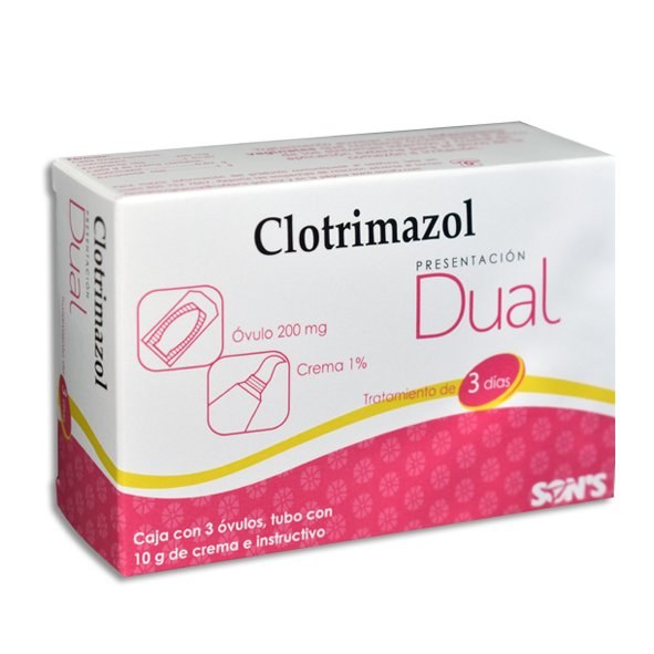 GI CLOTRIMAZOL DUAL CRA OV 3 DIAS C 3OV CREMA 10G SON´S