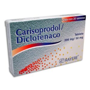 GI DUOFLEX 50MG 200MG C 20TABS DICLOFENAC CARISOPRODOL RAYERE