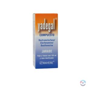 GI YADEGAL COMPUESTO 0 2G 2G 0 03G C 120ML DEXTROMETORFANO CLORFENAMINA GUAIFENESINA RAYERE