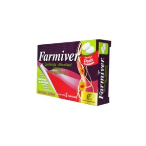 GI FARMIVER C 2TAB 150MG 200MG QUINFAMIDA ALBENDAZOL