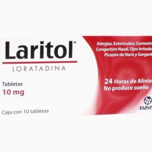 GI LARITOL C 10TAB 10MG LORATADINA MAVER