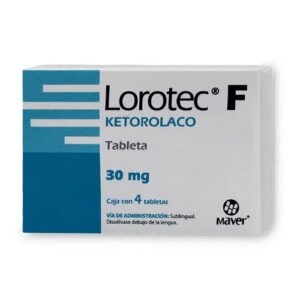 GI LOROTEC F 30 MG C 4 TABS SUBLINGUAL KETOROLACO MAVER