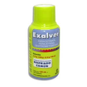 GI EXALVER JAR 2 13G 0 04G 0 10G SOL PARACETAMOL FENILEFRINA DEXTROMETORFANO