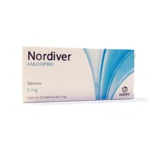 GI NORDIVER AMLODIPINO 5MG C 10 TAB