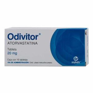 GI ODIVITOR 20MG C 10 TAB ATORVASTATINA