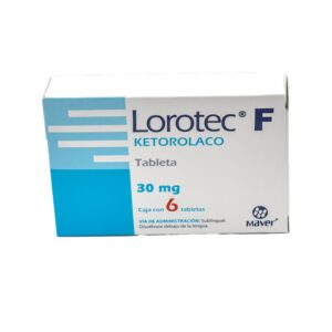 GI LOROTEC F 30MG C 6 TABS SUBL KETOROLACO MAVER