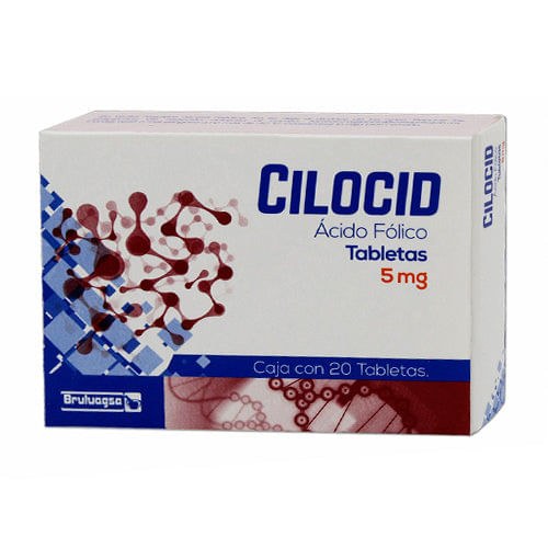 GI CILOCID ACIDO FOLICO 5 MG C 20TABS BRULUAGSA