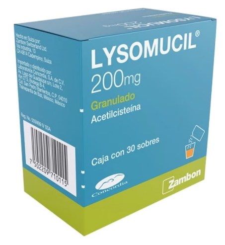 LYSOMUCIL GDO SOB 30 200MG GPO IV
