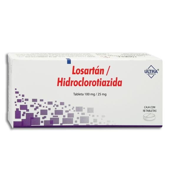 LOSART/HIDRO 100/25MG TAB C15