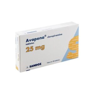 AVAPENA A 5 2ML 20MG P CLOROPIRAMINA GPO IV