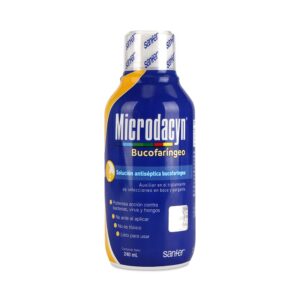 MICRODACYN 60 BUCOF SOL 240ML HIPOCLORITO DE SODIO ACIDO HIPOCLOROSO SUPEROXIDACION GPO VI