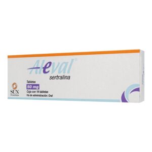 ALEVAL T 14 50MG CLORHIDRATO D SERTRALINA GPO IV