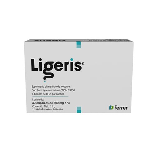 LIGERIS 500MG SUP ALIM 30 CAPS N GPO VI