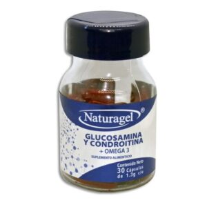 GI GLUCOSAMIDA Y CONDTOITINA CON OMEGA 3 1.3GR CAP C 30