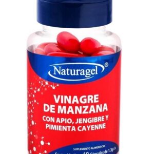 GI VINAGRE DE MANZANA APIO JENGIBRE CAYENE OMEGA 3 CAP C30