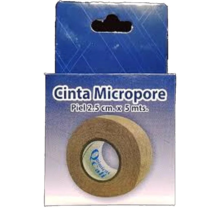 CINTA MICROPOR PIEL 2 5CM X 5MT N