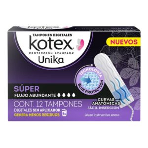 TAMPONES KOTEX UNIK SUPER C/12 N