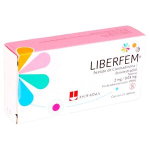 LIBERFEM 2MG 0 03MG TAB 21 N