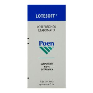 LOTESOFT SUSP 5ML 0 5% OFT ETABONATO DE LOTEPREDNOL