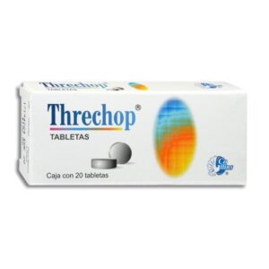 GI THRECHOP C 20 TABS DIYODOHIDROXIQUINOLEINA CARBON VEGETAL ACTIVADO FURAZOLIDONA HOMATROPINA
