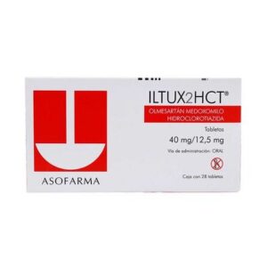 ILTUX2HCT T 28 40MG 12 5MG OLMESARTAN MEDOXOMILO HIDROCLOROTIAZIDA GPO IV