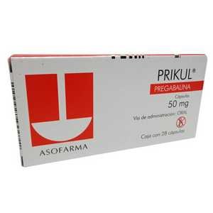 PRIKUL 50 MG CAPS 28 N GPO IV