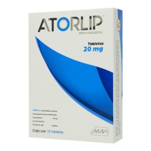 GI ATORLIP ATORVASTATINA TABS 20MG C 10TABS MAVI