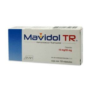 GI MAVIDOL TR 10MG 25MG C 10 CAPS KETOROLACO TRAMADOL MAVI