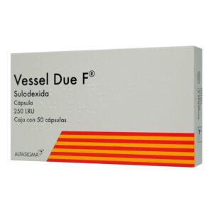 VESSEL DUE F C 50 250LRU 25MG SULODEXIDA GPO IV