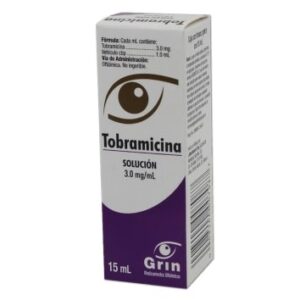 GI TOBRAMICINA 3MG GTS OFT 15 ML GOB