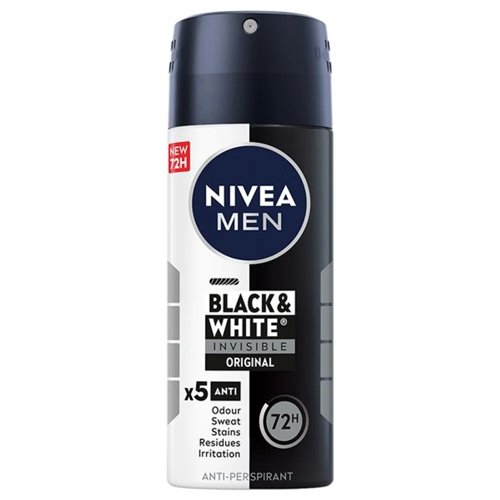 DESODORANTE NIVEA MEN BLACK & WHITE ORIGINAL SPRAY 100 ML