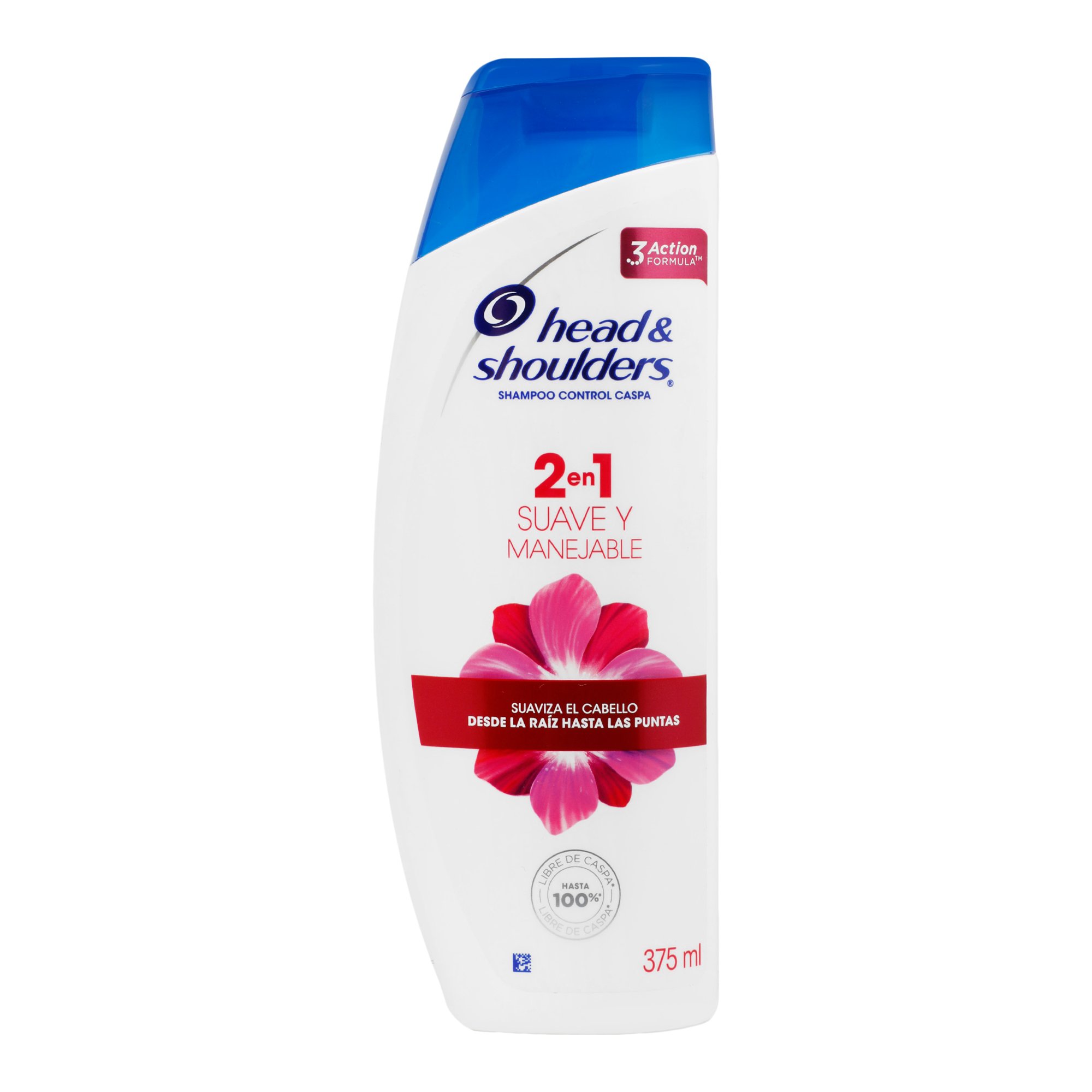 HEAD & SOULDERS SHAMPOO 2 EN 1 SUAVE Y MANEJABLE 375ML