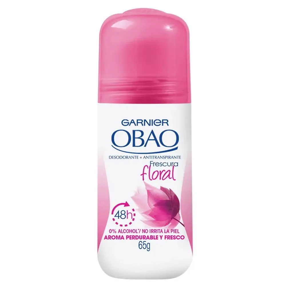 DESODORANTE OBAO FRESCURA FLORAL 65G ROLL-ON