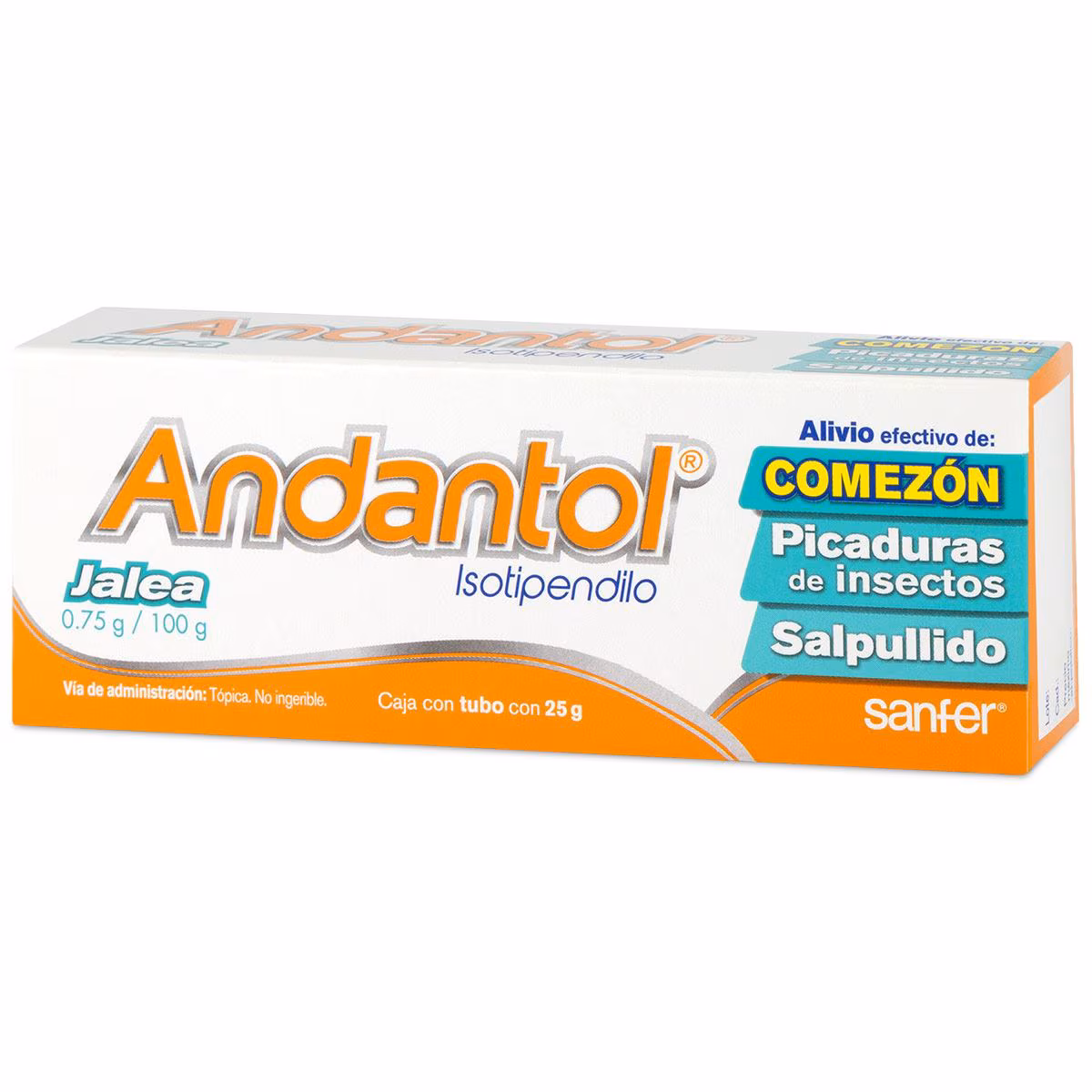 ANDANTOL CLORHIDRATO DE ISOTIPENDILO JALEA 25 G