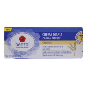 BENZAL CREMA INTIMA USO DIARIO CON AVENA 30G