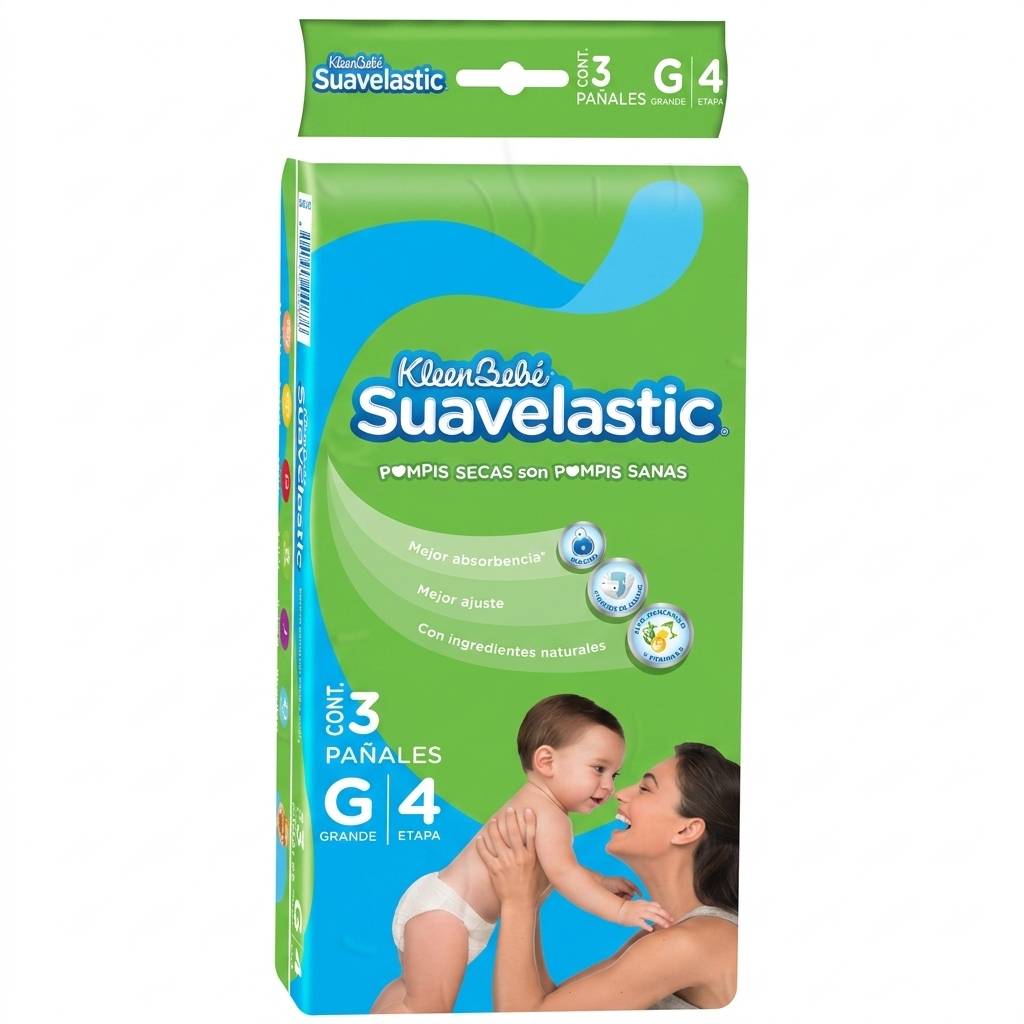SUAVELASTIC GRANDE CON 3 PAÑALES